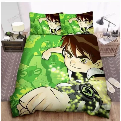 COPRILETTO BEN 10 LETTO SINGOLO 1 POSTO NOVIA VARIANTE VERDE