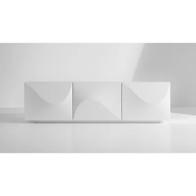 Bonaldo Madia in appoggio Vertigo con base a zoccolo in metallo da L.138 cm e H.60 cm - 2 ante
