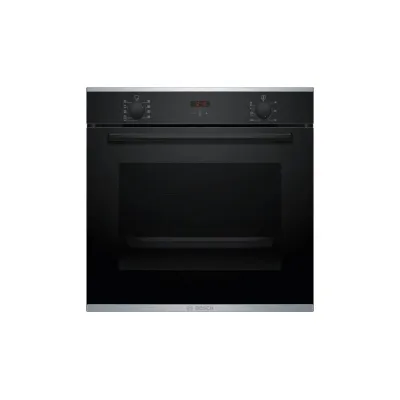 Bosch Forno da incasso HBA234BA0 finitura vetro nero da 60 cm - Serie 4