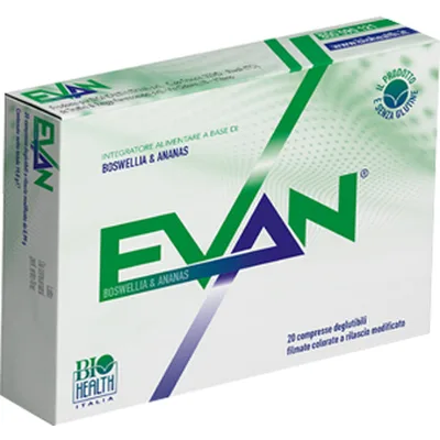 Evan Boswelia Ananas Integratore Articolazioni 20 Compresse