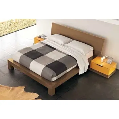 Santarossa Letto matrimoniale Kyoto finitura rovere moro