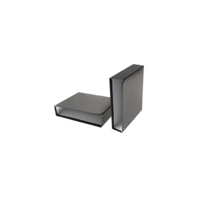 Scatola portadocumenti in cartone Esselte Dimensioni foglio Dorso 75mm Capacità 500 fogli Colore nero