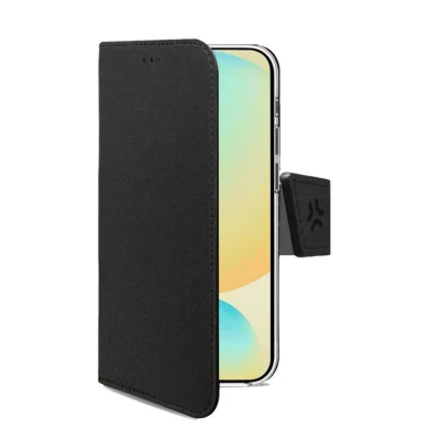 CELLY WALLY CASE GALAXY S24 FE/EE BLACK WALLY1106