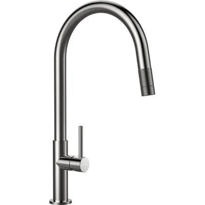 Schock Miscelatore monocomando con doccetta TALIA CON DOCCIA 536120EDM finitura acciaio inox massiccio