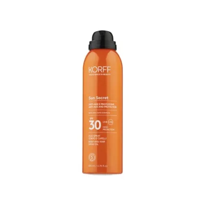 KORFF SUN SECRET OLIO SPRAY CORPO E CAPELLI SPF30