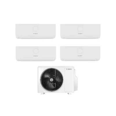 Climatizzatore Condizionatore BOSCH Quadri split serie CLIMATE 3000i inverter da 7000+7000+12000+12000 Btu con CL5000M 105/4 E Wi-Fi Optional R-32 7+7+12+12 A++/A+