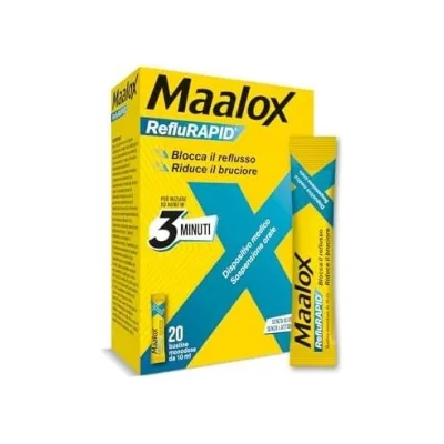 MAALOX REFLURAPID 20 BUSTINE