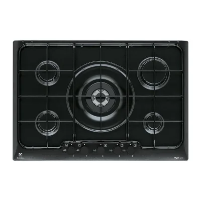 Electrolux | Piano cottura a gas Soft PN750UV finitura nero da 75 cm