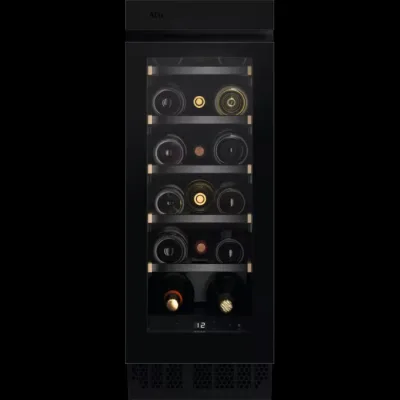 AEG Cantina vino sottotop da incasso NSW 8S823 GT finitura nero opaco da 30 cm