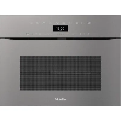 Miele Forno compatto multifunzione con microonde integrato H 7440 BMX senza maniglia da 60 cm