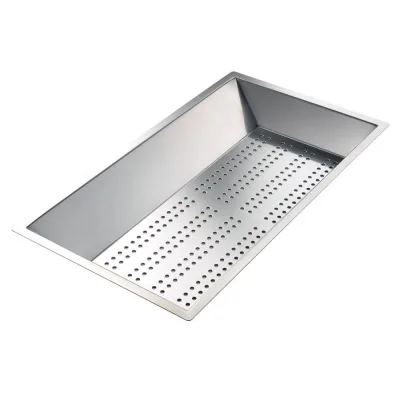 Foster Vaschetta forata 8156 000 finitura acciaio inox da 21.5x40 cm