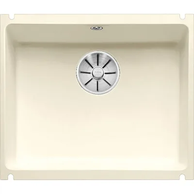 Blanco Lavello una vasca SUBLINE 500-U 1519596 in ceramica magnolia da 54.3x45.6 cm - Sottotop