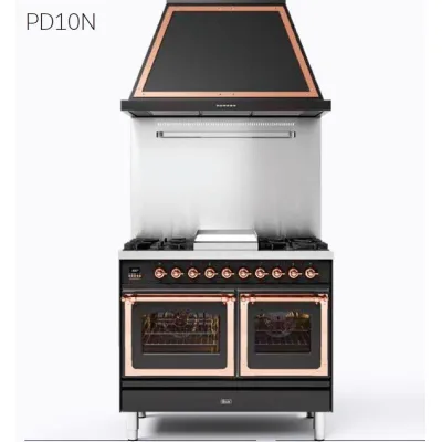 Ilve Cucina PD10N da incasso Nostalgie PD10INE3 doppio forno e piano cottura 4 fuochi e 2 zone induzione da 100 cm - IN PROMOZIONE FINO AL 6/07