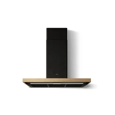 Elica Cappa aspirante a parete BIO BLRO/A/90 ROVERE PRF0200562A finitura nero opaco da 90 cm - PROMO ATTIVA FINO AL 26/10