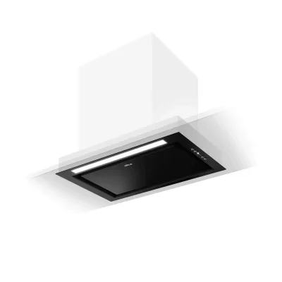 Elica Cappa aspirante a incasso HIDDEN ADV PLUS @ BLGL/A/52 PRF0183971A finitura nero/vetro nero da 52 cm