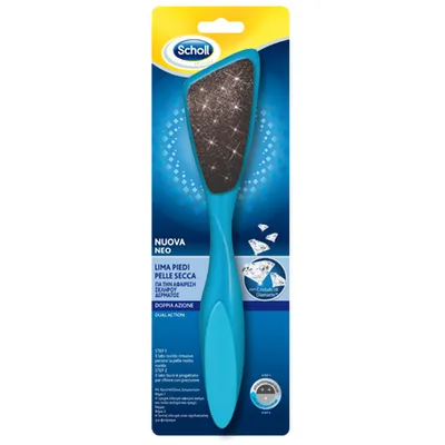 Scholl Lima Piedi Doppia Azione per Pelle Secca 1 pezzo