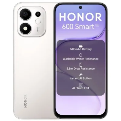 HONOR 600 SMART 5G DUAL SIM 6.87" OCTA CORE 128GB RAM 4GB 5G TIM METEOR SILVER