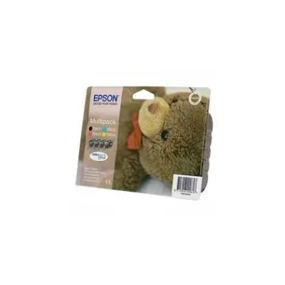 MULTIPACK CARTUCCIA ORIGINALE EPSON C13T06154010 C13T06154020 T0615 CYMK DX3800