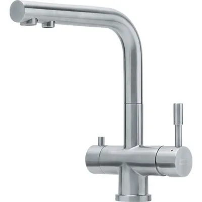 Franke: Miscelatore a tripla via bicomando Atlas Clear 120.0179.978 finitura inox satinato
