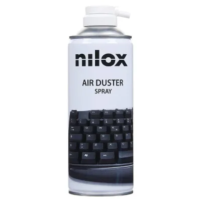 Bomboletta Spray ad Aria Compressa Nilox 400 ml con Cannuccia