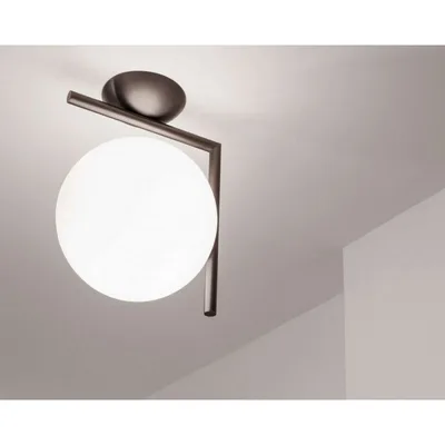 Flos Lampada a parete a luce diffusa LED IC C/W1 in diverse finiture
