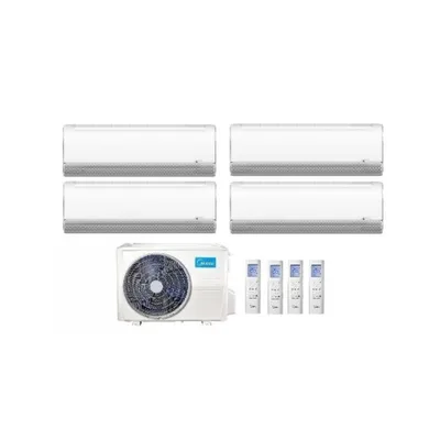 Climatizzatore Condizionatore MIDEA Quadri Split serie BREEZELESS+ inverter da 12000+12000+12000+12000 Con M4O-36FN8 -Q R-32 Wi-Fi Integrato 12+12+12+12 A++/A+