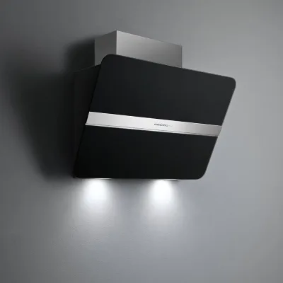Falmec Cappa a parete Flipper NRS finitura vetro nero satinato da 85 cm - IN PROMOZIONE CON VOUCHER FINO AL 6/07