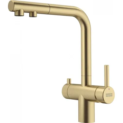 Franke Miscelatore a tripla via bicomando ATLAS NEO CLEAR WATER DOCCIA 120.0758.157 finitura gold