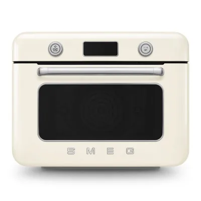Smeg Forno combinato a vapore da appoggio COF01CREU finitura panna da 50 cm - IN PROMOZIONE FINO AL 30/06