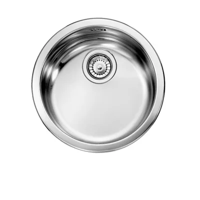 Schock Lavello rotondo una vasca NEW CLASSIC R100 CLAR100N finitura inox spazzolato da Ø43.5 cm