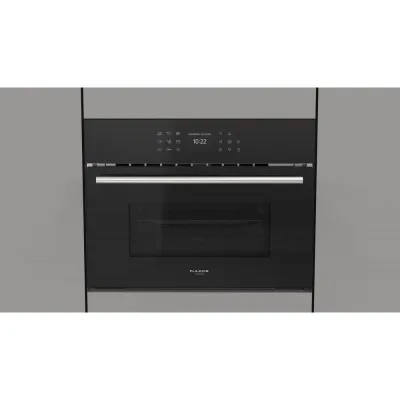 Fulgor Forno microonde combinato FCMO 4510 TEM BK finitura vetro nero da 60 cm