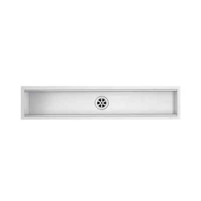 Barazza Canale 1CI90 finitura inox satinato da 90 cm