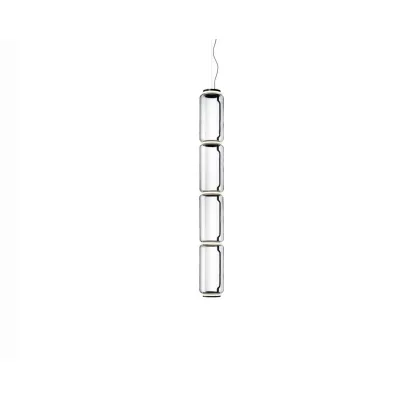 Flos Lampada a sospensione Noctambule Suspension 4 High Cylinder finitura nero