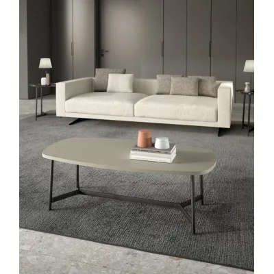 Maconi Tavolino rettangolare Milord 1040 con piano in melaminico da 105x55 cm e h. 35 cm serie Coffee Table collection