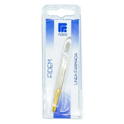 F18 FIDEM PINZA DEPILAZIONE ORO RETTA