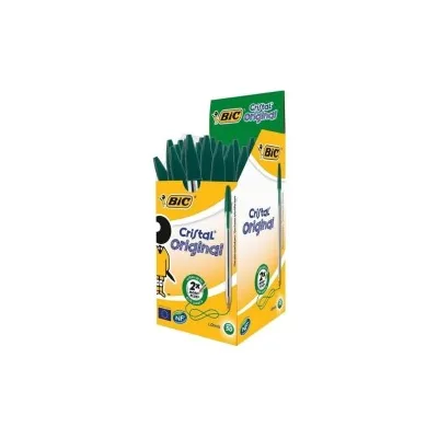 PENNA A SFERA BIC CRISTAL FUN ORIGINAL 1,0MM Linea 0,4mm COLORE VERDE 8373629