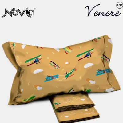 Completo letto bimbo Venere 1 piazza by Novia Giallo