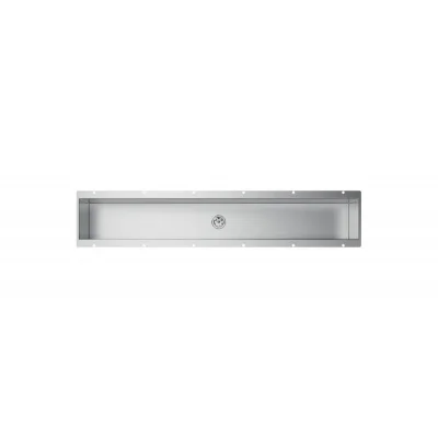 Foster Canale attrezzato 3025 880 finitura acciaio inox da 85.8x17 cm