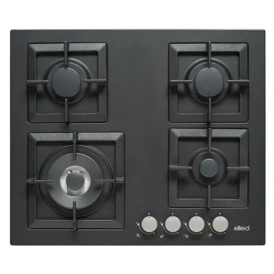 Elleci Piano cottura a gas PLANO 60 PGSP60140WS finitura G40 nero da 60 cm