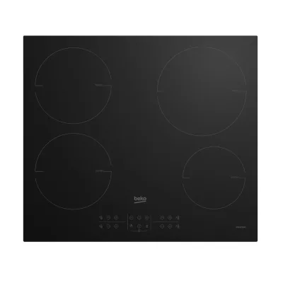 Beko Piano cottura a induzione HII 64200 MT in vetro nero da 60 cm