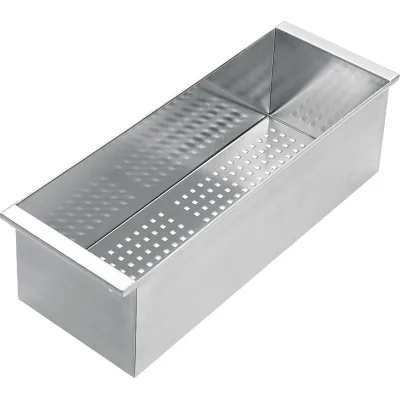 Barazza Vaschetta forata 1VBF finitura inox da 15x41x12h cm