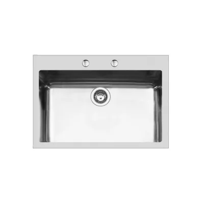 Foster Lavello una vasca 2278 050 finitura acciaio inox da 77x52 cm - IN PROMOZIONE FINO AL 30/06