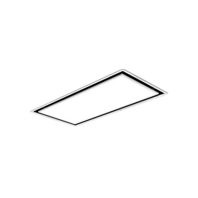 Elica Cappa aspirante a soffitto SKYDOME H16 A/100 PRF0147735C con cornice bianca da 100 cm