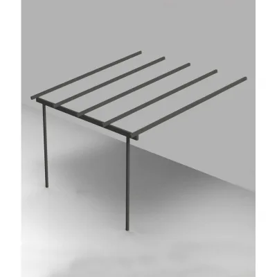 Unopiù Pergola addossata MERIDIENNE da 407x305/407 cm