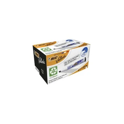 Pennarello Bic Velleda 1751 ECOlutions Pennarelli per lavagna bianca Punta a scalpello Corsa 3 mm 5,5 mm 904946 COLORE NERO