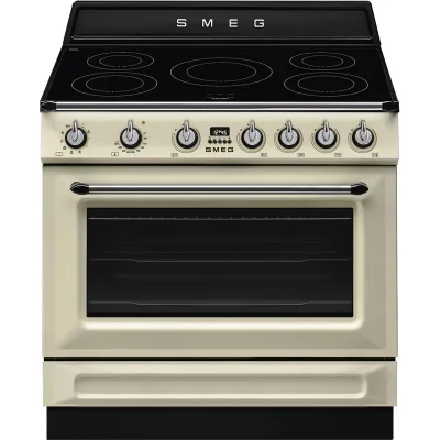 Smeg S Cucina TR90IMP con forno termoventilato e piano cottura induzione finitura panna da 90x60 cm - PROMOZIONE ATTIVA FINO AL 19/10