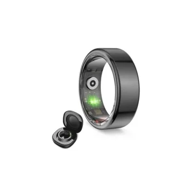 ANELLO INTELLIGENTE Ksix Saturn Smart Ring BSR01N12 Taglia XL (Taglia 12) Nero