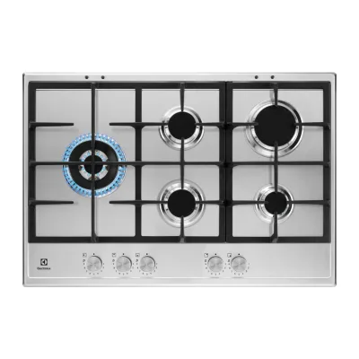 PRONTA CONSEGNA - Electrolux | Piano cottura a gas Slim Profile KGS7566S2X finitura inox da 75 cm