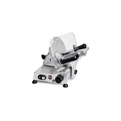 AFFETTATRICE A GRAVITÀ FAC F195 CE PROFESSIONALE (AFFILATOIO STACCATO) POMOLI ROSSI