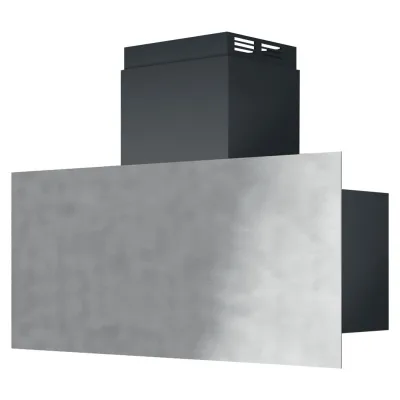 Barazza Cappa a parete UNIQUE 1KUNP91 finitura inox vintage e nero da 90 cm - IN PROMOZIONE FINO AL 6/07